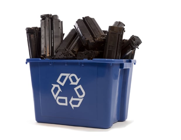 How to recycle empty print cartridges in your company?