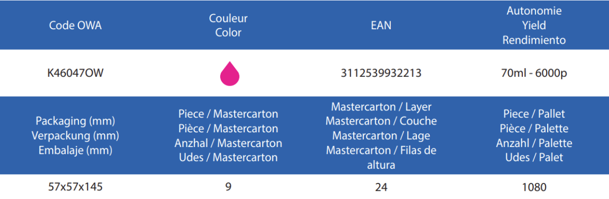 Bouteilles JE EPSON 113 - Magenta