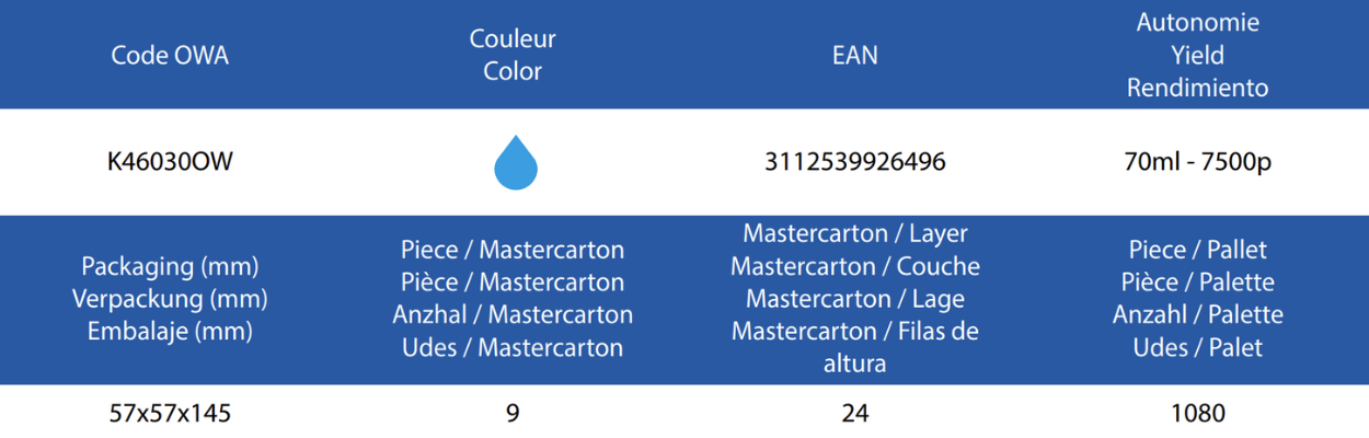 Visuel bouteilles JE EPSON 103 - Cyan