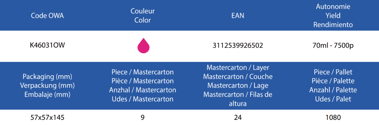 Visuel bouteilles JE EPSON 103 - Magenta